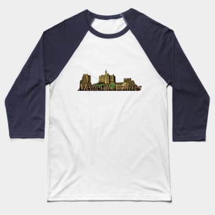 Medieval Archives Landscape Baseball T-Shirt